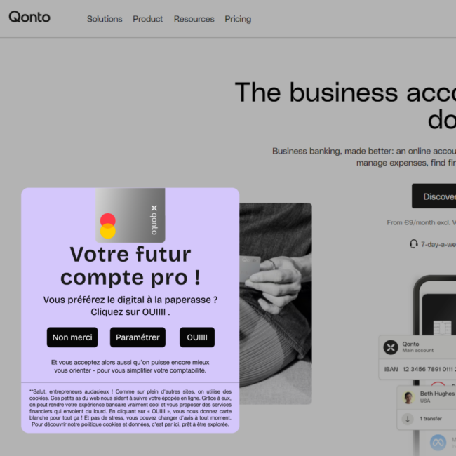 Animated cookies – Apple, Qonto, Wecasa